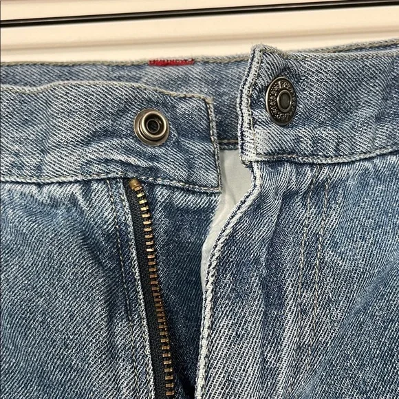 VINTAGE Lee Denim Cargo Pants - Picture 8 of 11